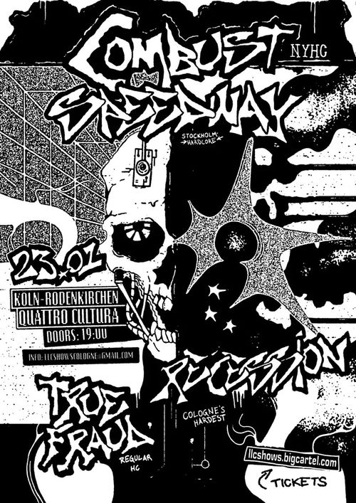 COMBUST (USA) + SPEEDWAY (SWE) + TRUE FRAUD + RECESSION