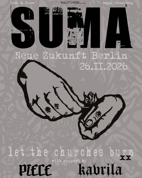 DIB pres.: SUMA (SWE) + PIECE + KAVRILA | Neue Zukunft, Berlin