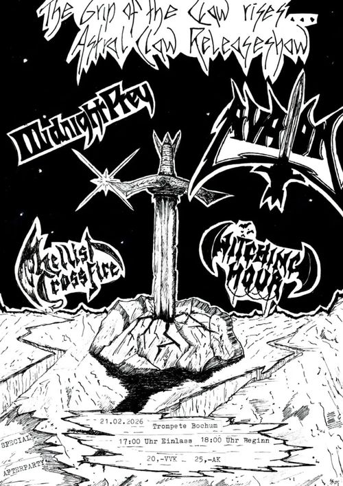 AVALON + HELLISH CROSSFIRE + WITCHING HOUR + MIDNIGHT PREY